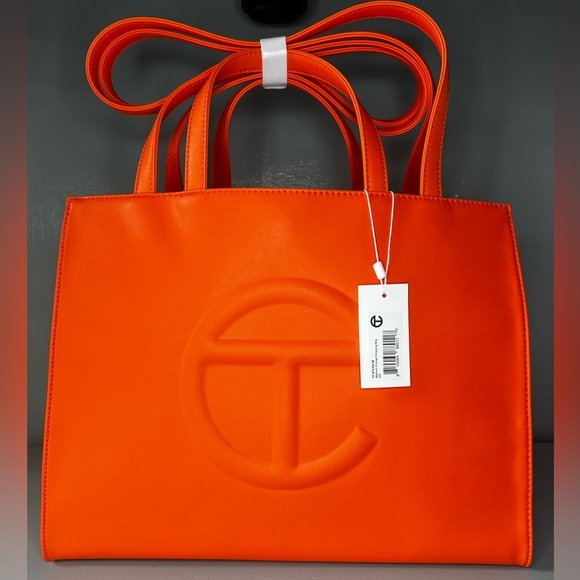 Medium orange telfar Shopping Bag - Picture 1 of 9